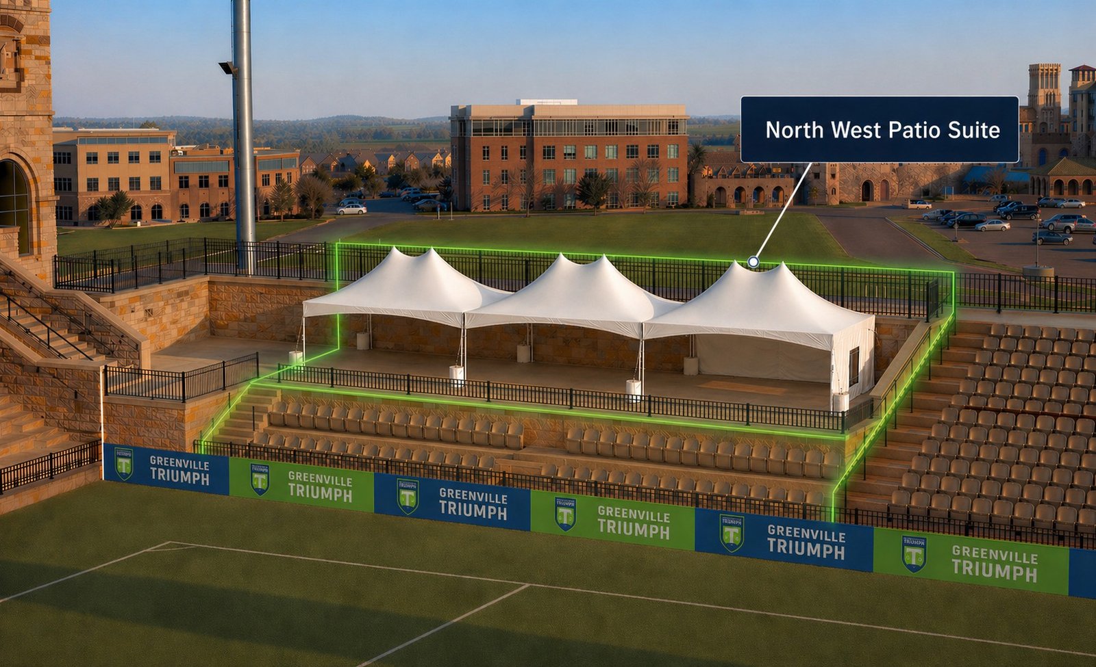 Northwest Patio concept render