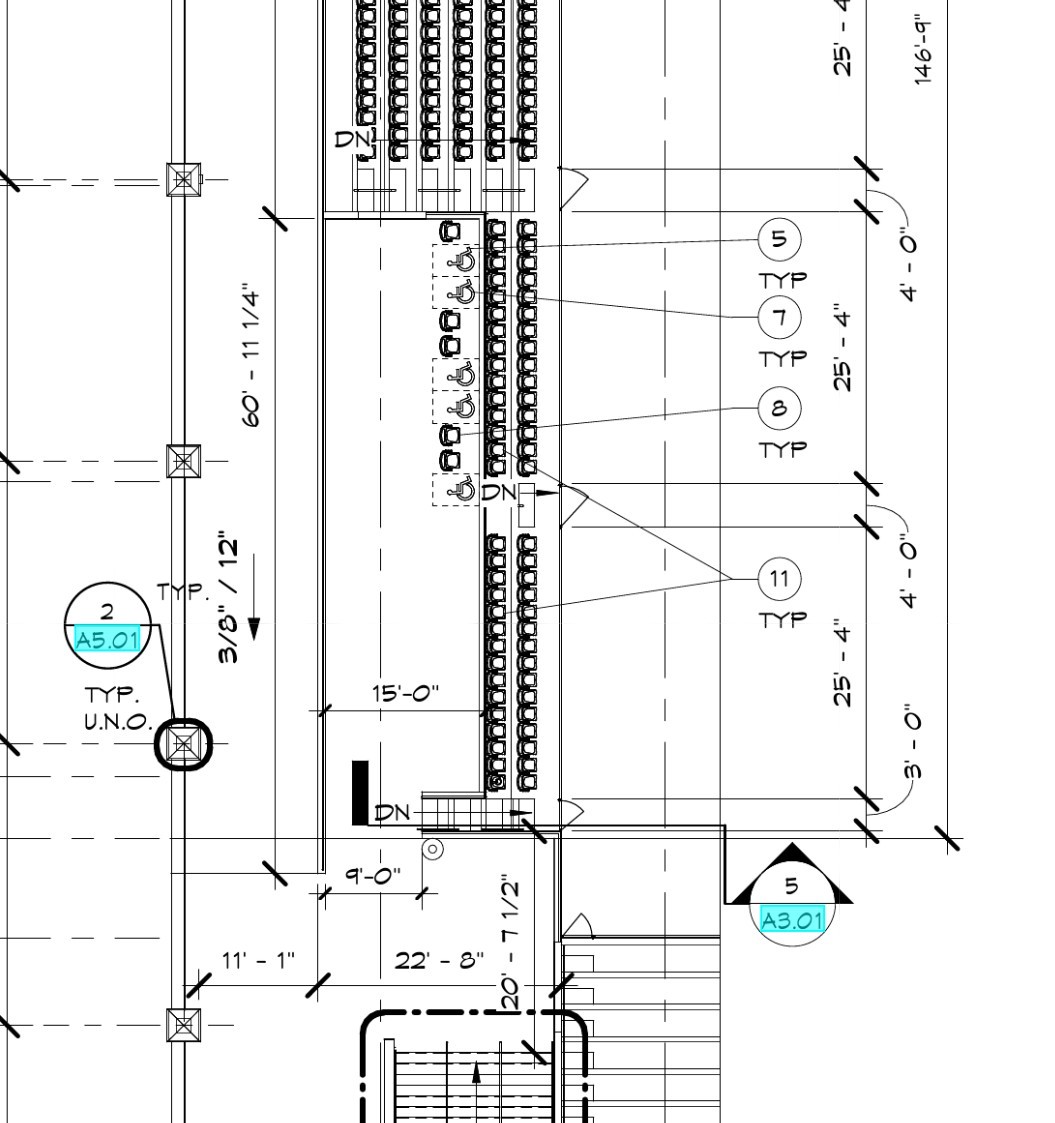 North West Patio diagram